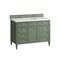James Martin Vanities Brittany 48in Single Vanity, Smokey Celadon w/ 3 CM White Zeus Top 650-V48-SC-3WZ - alternate 3